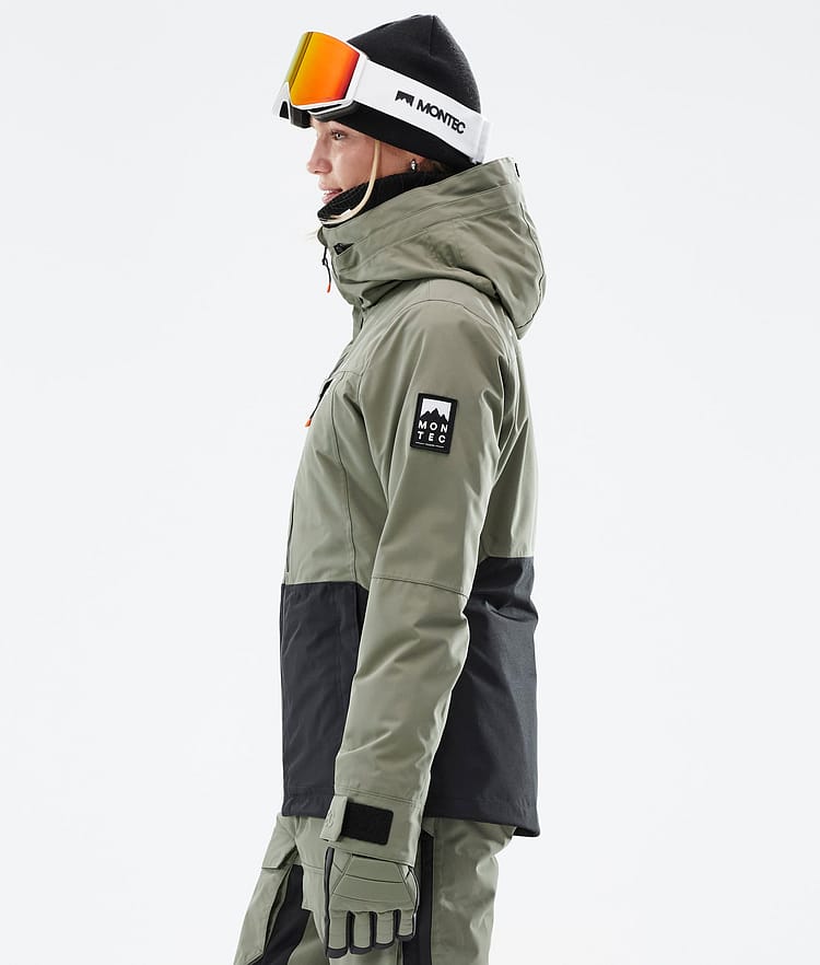 Montec Moss W Snowboard jas Dames Greenish/Black, Afbeelding 6 van 10