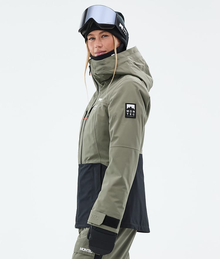Montec Moss W Snowboard jas Dames Greenish/Black, Afbeelding 6 van 10