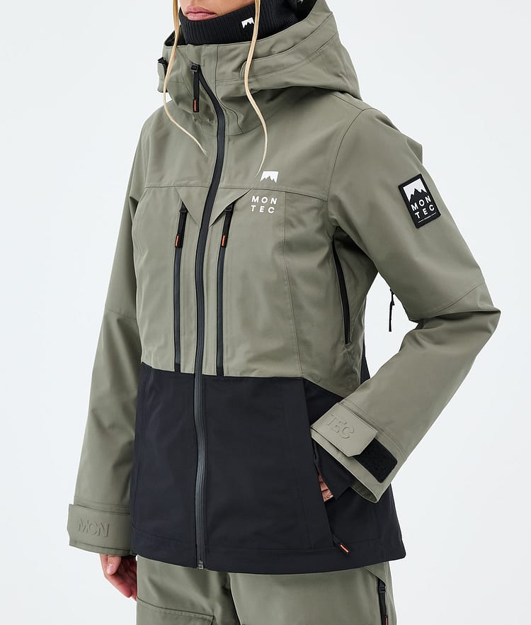 Montec Moss W Veste Snowboard Femme Greenish/Black, Image 7 of 9