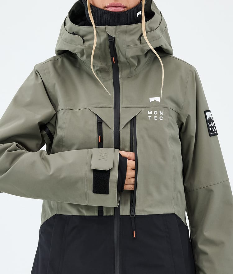 Montec Moss W Veste Snowboard Femme Greenish/Black, Image 8 of 9