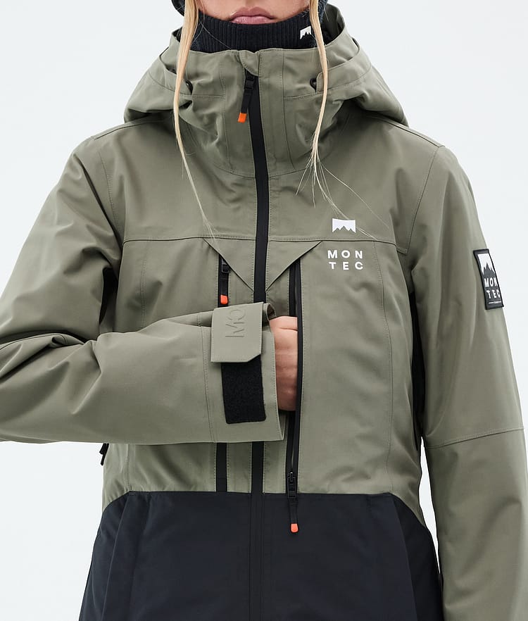 Montec Moss W Snowboard jas Dames Greenish/Black, Afbeelding 9 van 10