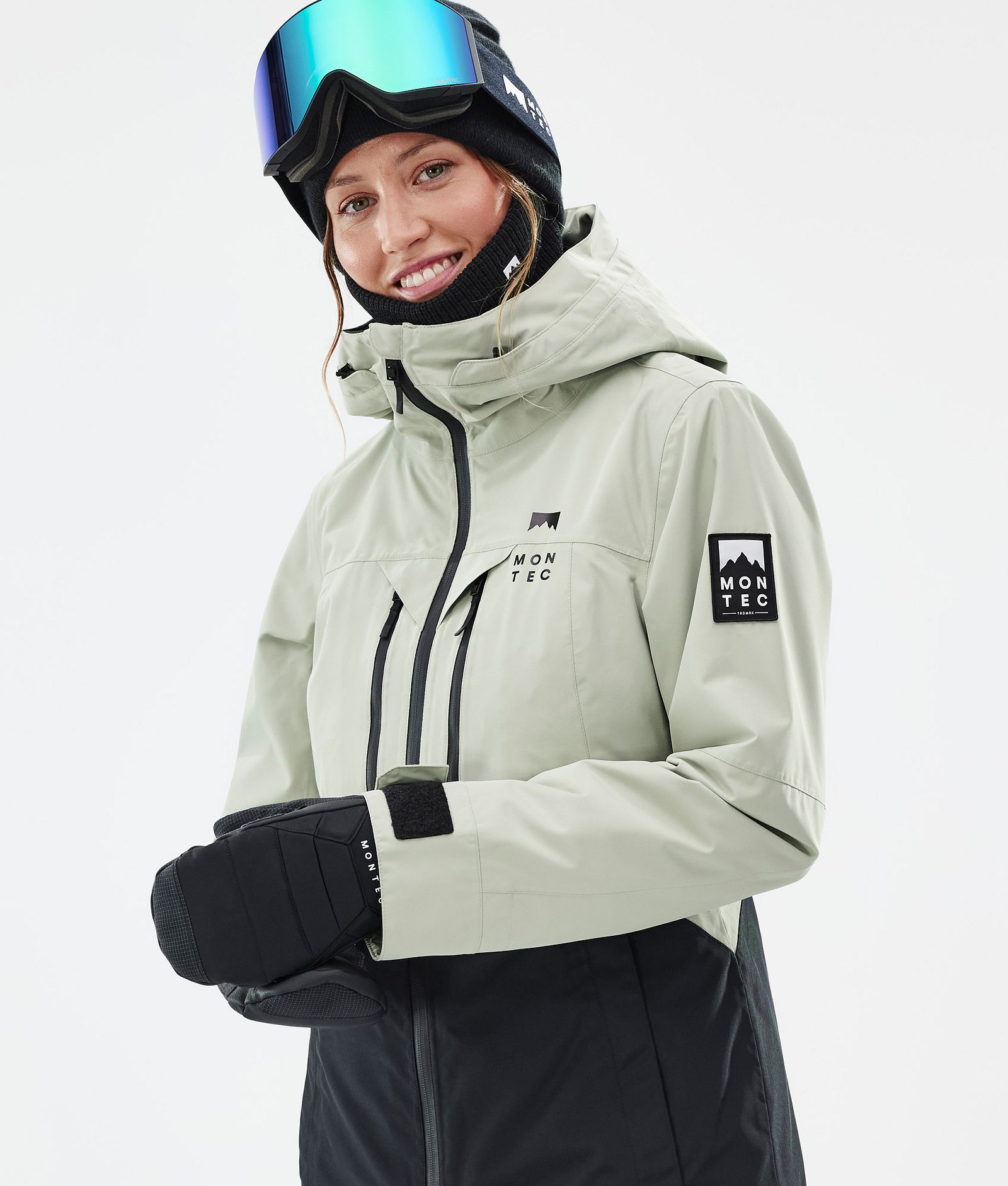 Montec Moss W Veste Snowboard Femme Soft Green/Black Renewed