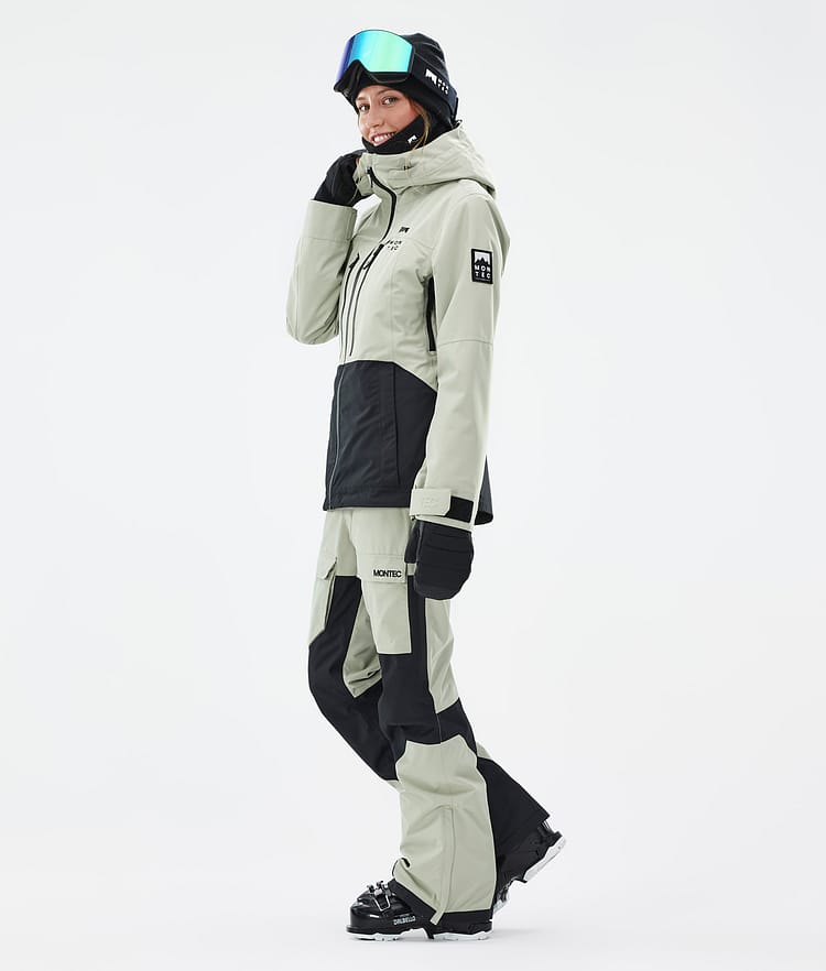 Montec Moss W Veste de Ski Femme Soft Green/Black, Image 4 sur 10