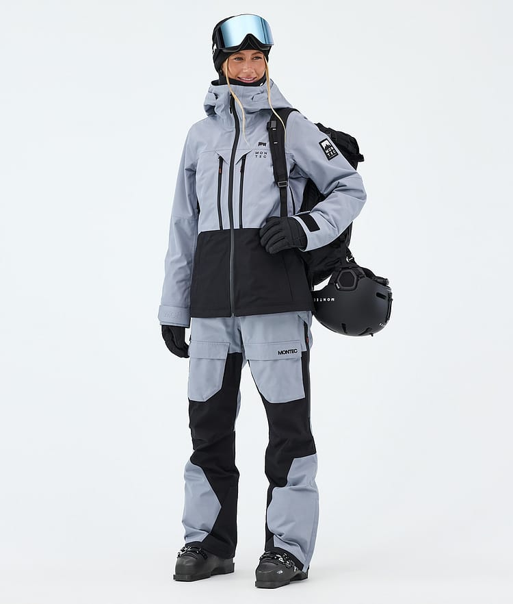 Montec Moss W Veste de Ski Femme Soft Blue/Black, Image 2 of 9