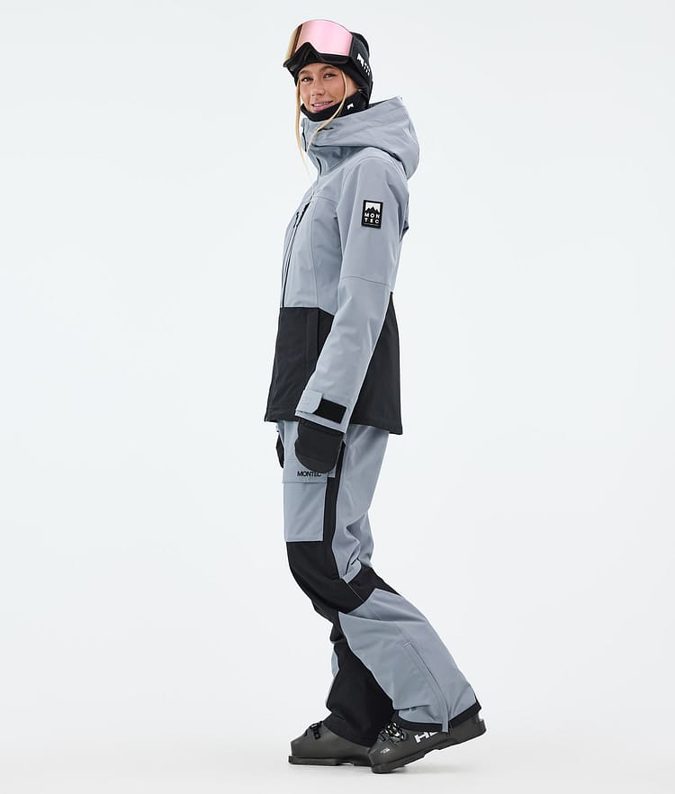 Montec Moss W Ski jas Dames Soft Blue/Black, Afbeelding 4 van 10
