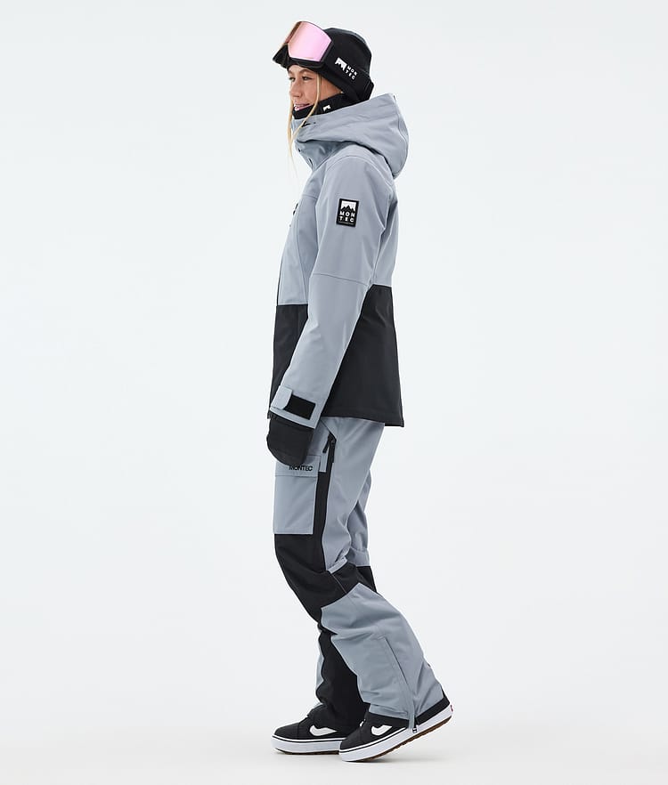 Montec Moss W Snowboard jas Dames Soft Blue/Black, Afbeelding 4 van 10