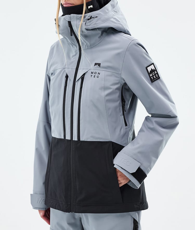 Montec Moss W Snowboard jas Dames Soft Blue/Black, Afbeelding 8 van 10