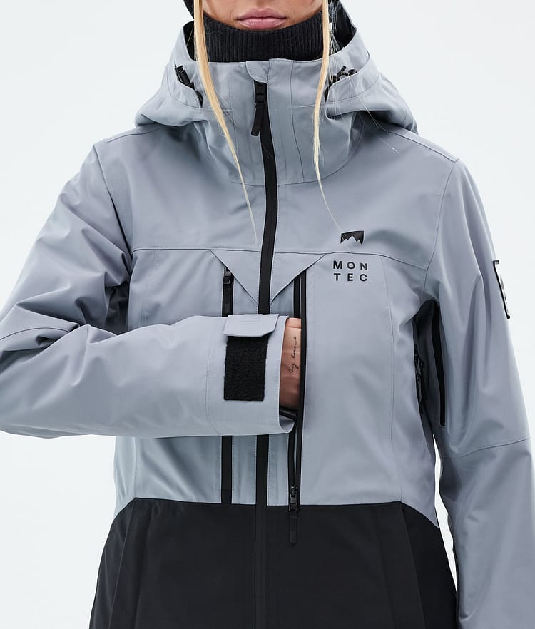 Montec Moss W Snowboard jas Dames Soft Blue/Black, Afbeelding 9 van 10
