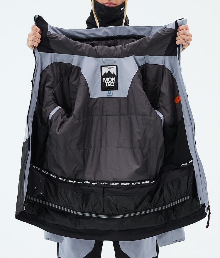 Montec Moss W Veste Snowboard Femme Soft Blue/Black, Image 9 of 9