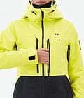 Montec Moss W Skijakke Dame Bright Yellow/Black, Billede 9 af 10