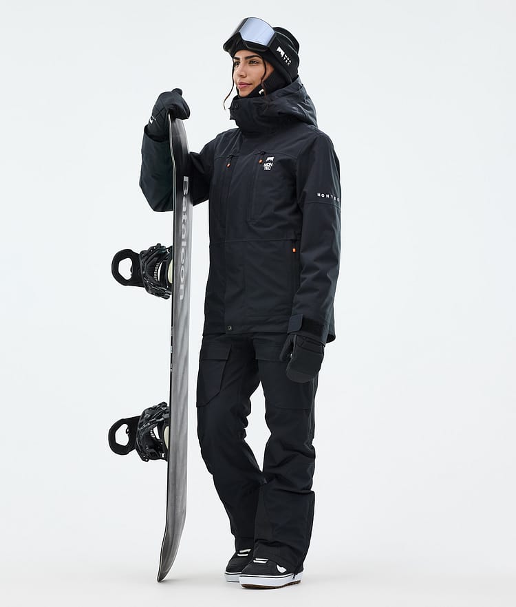 Montec Fawk W Pantaloni Snowboard Donna Black, Immagine 3 di 8