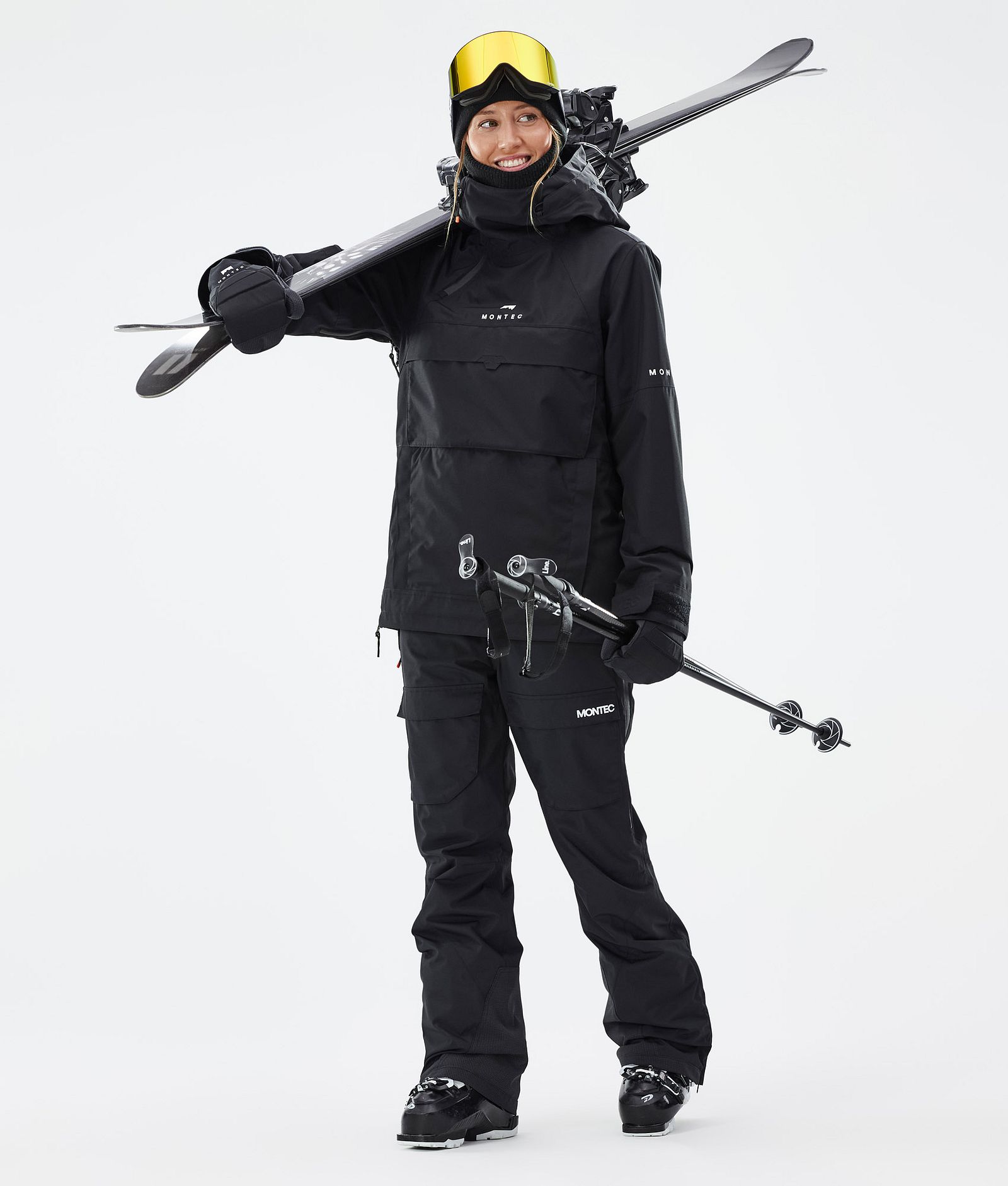 Montec Fawk W Pantalon de Ski Femme Black, Image 2 sur 7