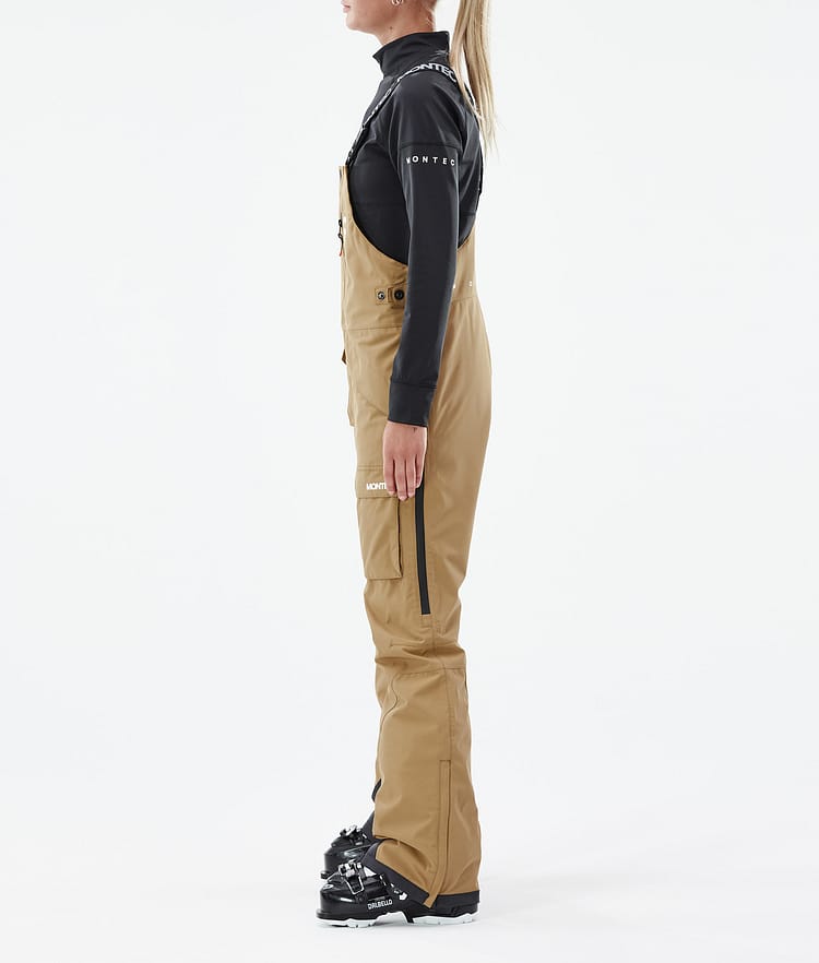 Montec Fawk W Pantalon de Ski Femme Gold, Image 2 sur 6