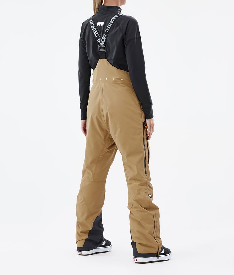 Montec Fawk W Pantalon de Snowboard Femme Gold, Image 3 sur 6