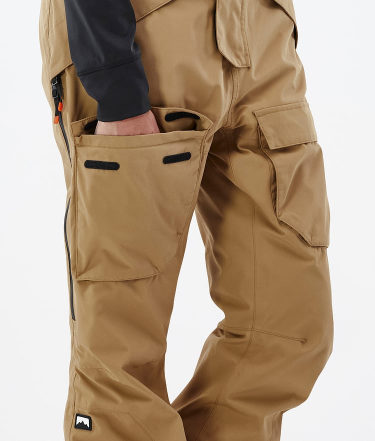 Montec Fawk W Pantalon de Snowboard Femme Gold, Image 6 sur 6