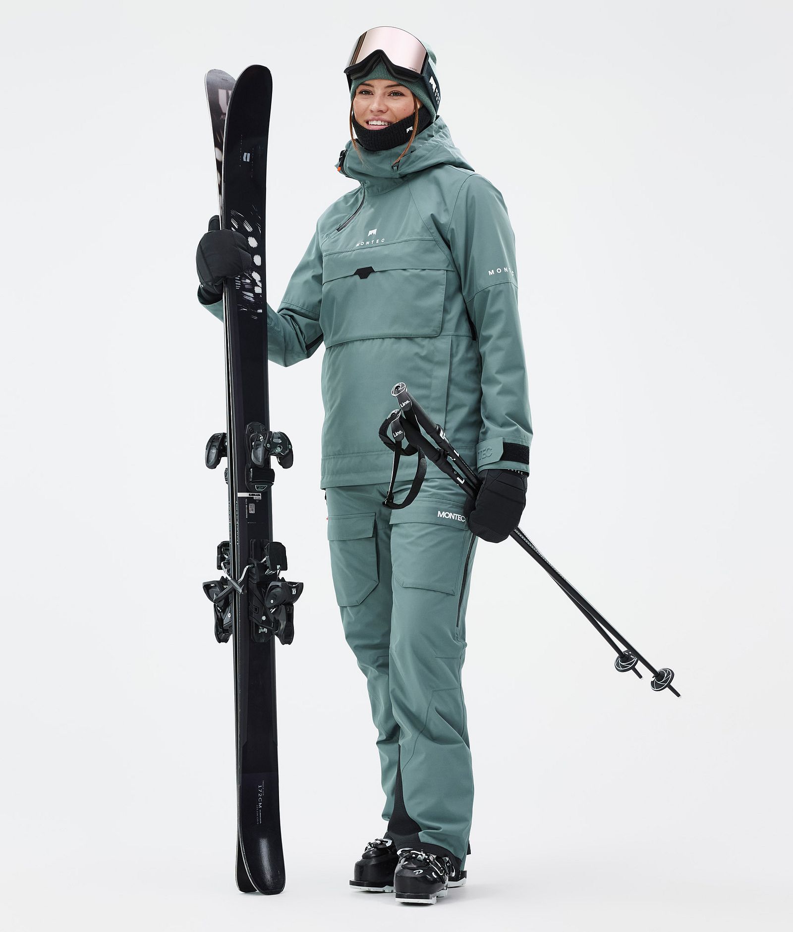 Montec Fawk W Pantalon de Ski Femme Atlantic