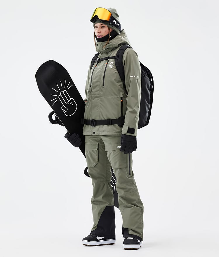 Montec Fawk W Snowboard Broek Dames Greenish Renewed, Afbeelding 2 van 7