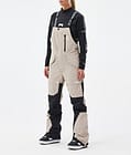 Montec Fawk W Snowboard Bukser Dame Sand/Black Renewed, Billede 1 af 7