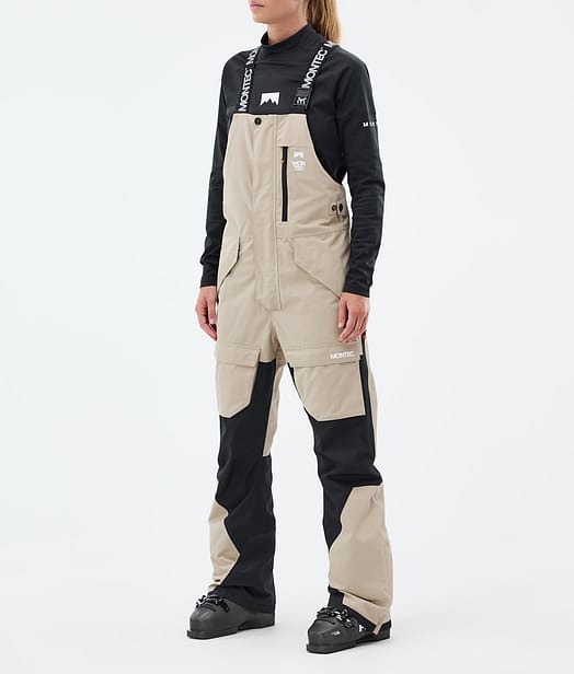 Montec Fawk W Skibroek Dames Sand/Black