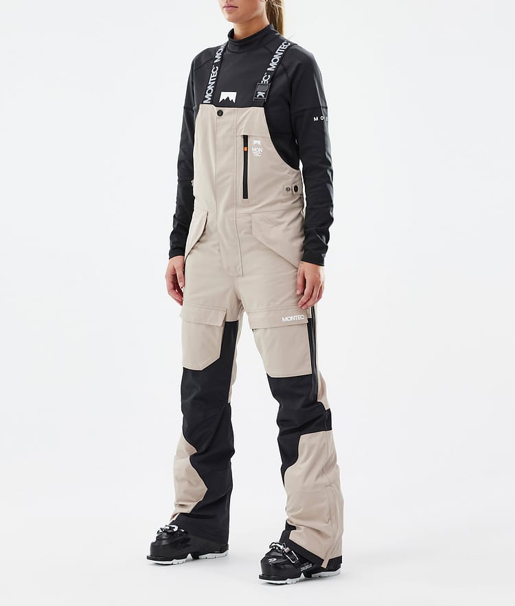 Montec Fawk W Pantalon de Ski Femme Sand/Black, Image 1 sur 7