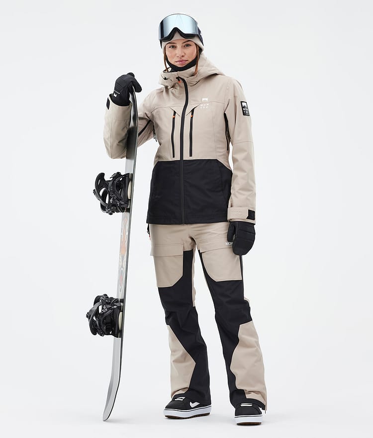 Montec Fawk W Spodnie Snowboardowe Kobiety Sand/Black Renewed, Zdjęcie 2 z 7