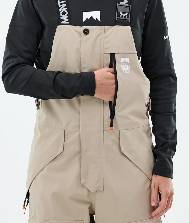 Montec Fawk W Snowboard Broek Dames Sand/Black, Afbeelding 6 van 7
