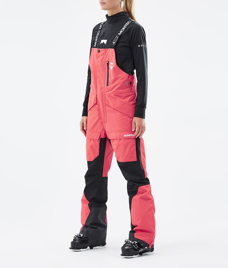 Montec Fawk W Pantalon de Ski Femme Coral/Black, Image 1 sur 6