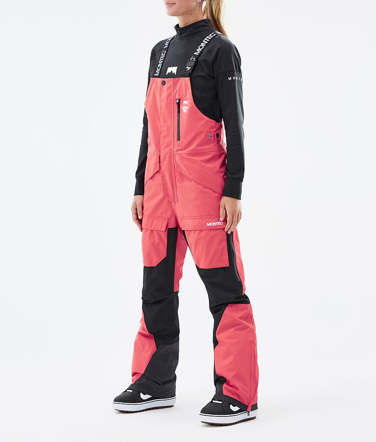 Montec Fawk W Pantaloni Snowboard Donna Coral/Black, Immagine 1 di 6