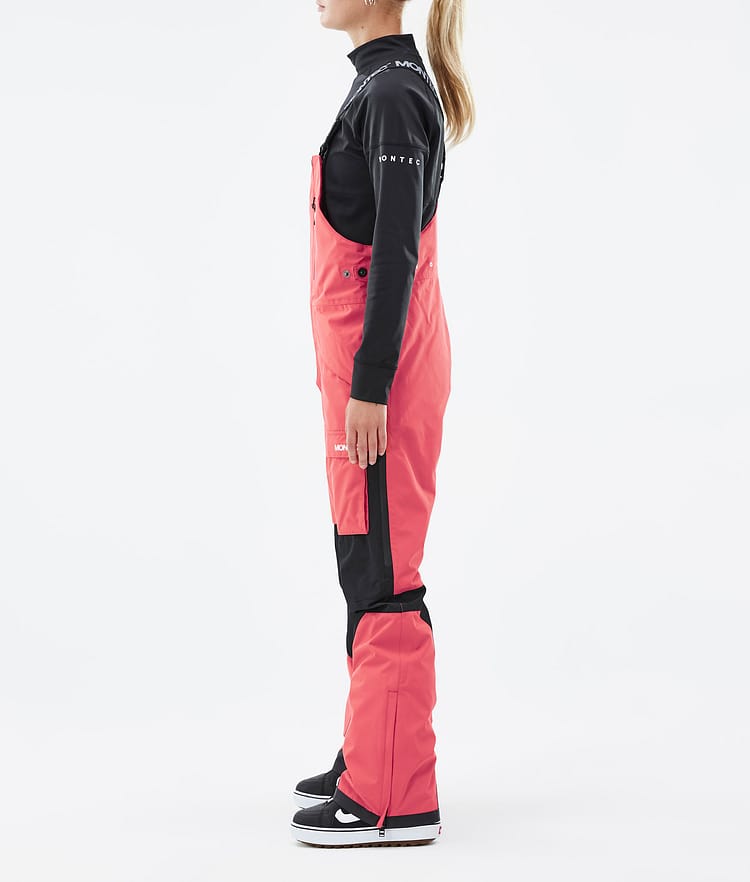 Montec Fawk W Snowboard Broek Dames Coral/Black, Afbeelding 2 van 6