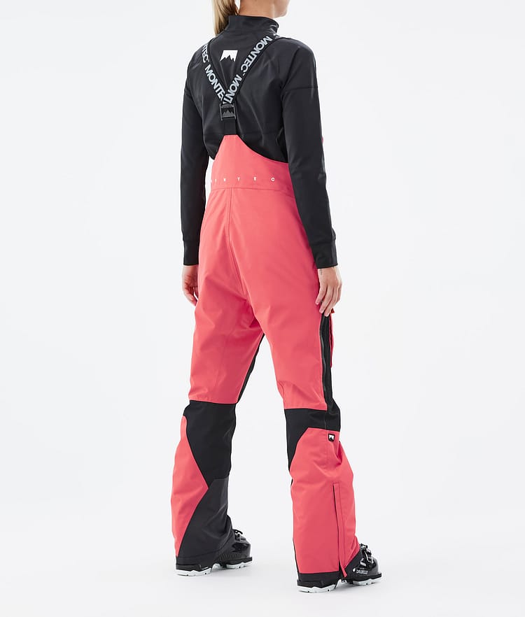 Montec Fawk W Pantalon de Ski Femme Coral/Black, Image 3 sur 6