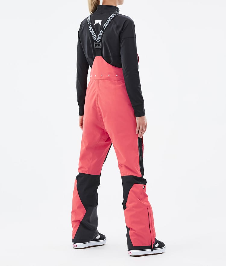 Montec Fawk W Pantalon de Snowboard Femme Coral/Black