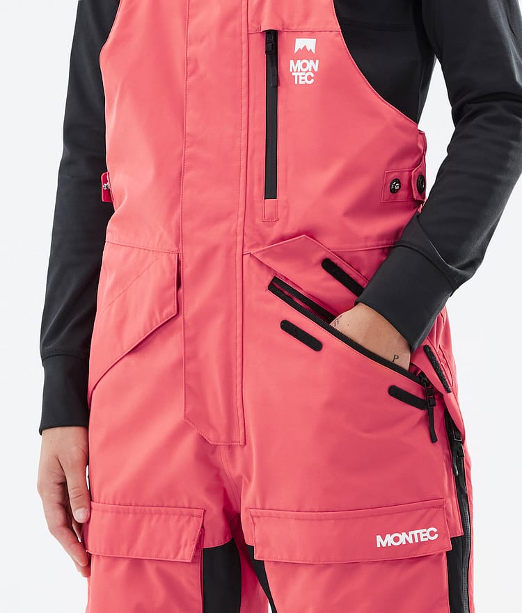 Montec Fawk W Snowboard Broek Dames Coral/Black, Afbeelding 4 van 6