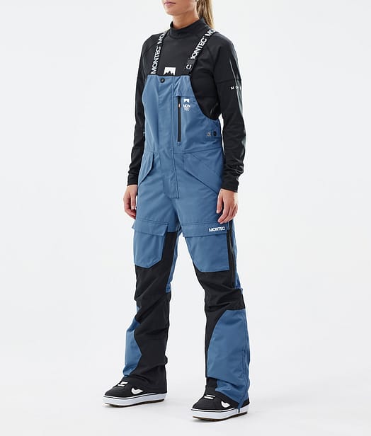 Montec Fawk W Pantaloni Snowboard Donna Blue Steel/Black