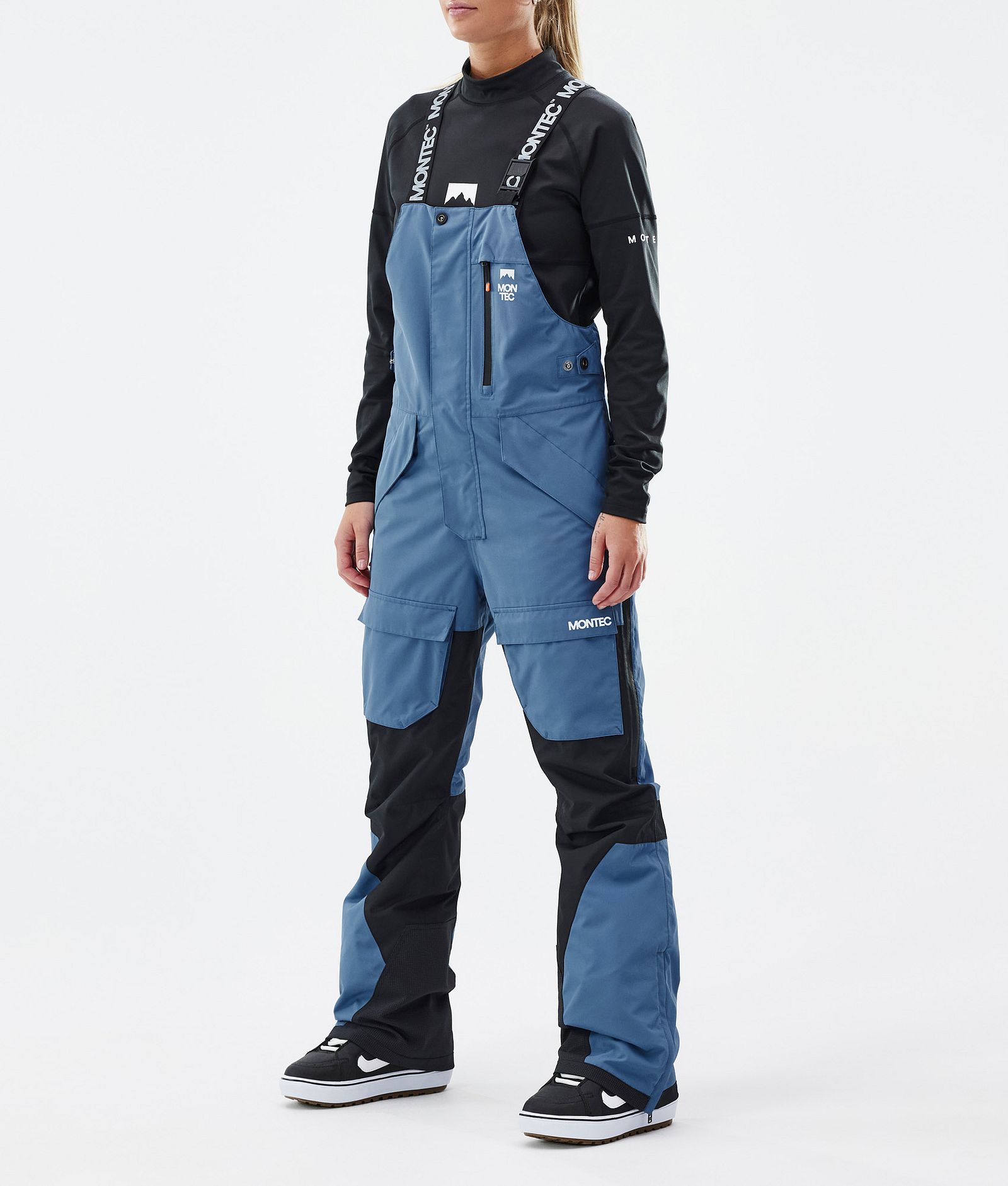 Montec Fawk W Pantaloni Snowboard Donna Blue Steel/Black, Immagine 1 di 7