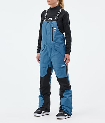 Montec Fawk W Pantalon de Snowboard Femme Blue Steel/Black