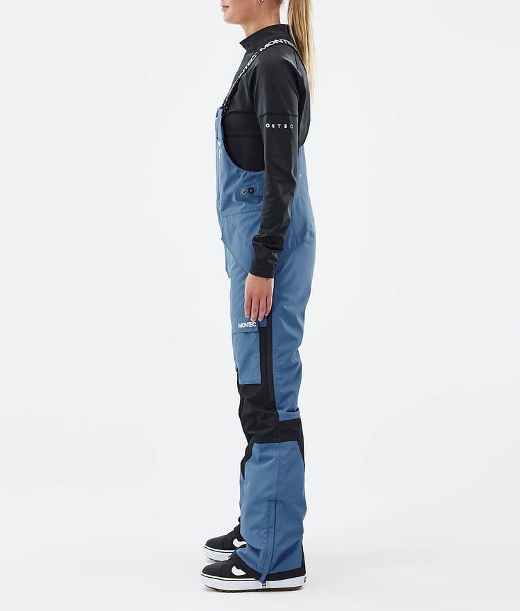 Montec Fawk W Pantalon de Snowboard Femme Blue Steel/Black