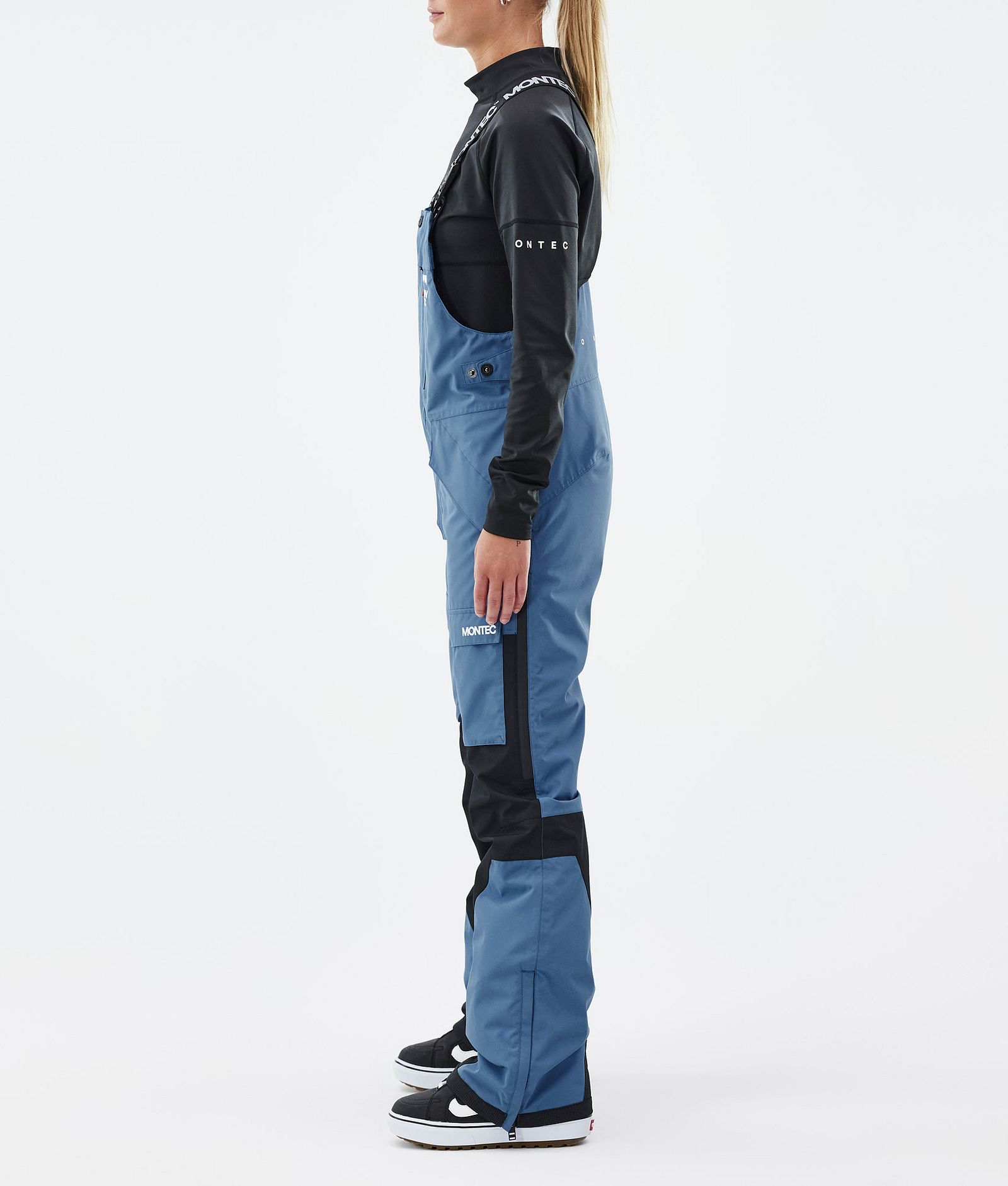 Montec Fawk W Spodnie Snowboardowe Kobiety Blue Steel/Black, Zdjęcie 3 z 7