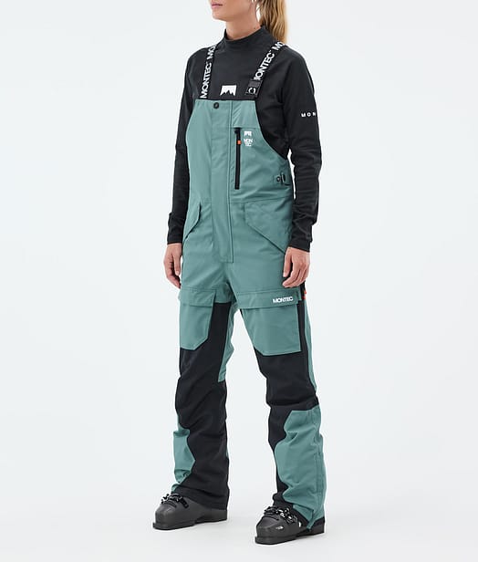 Montec Fawk W Skibroek Dames Atlantic/Black
