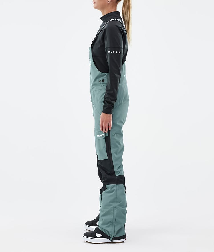 Montec Fawk W Pantalon de Snowboard Femme Atlantic/Black, Image 3 sur 7