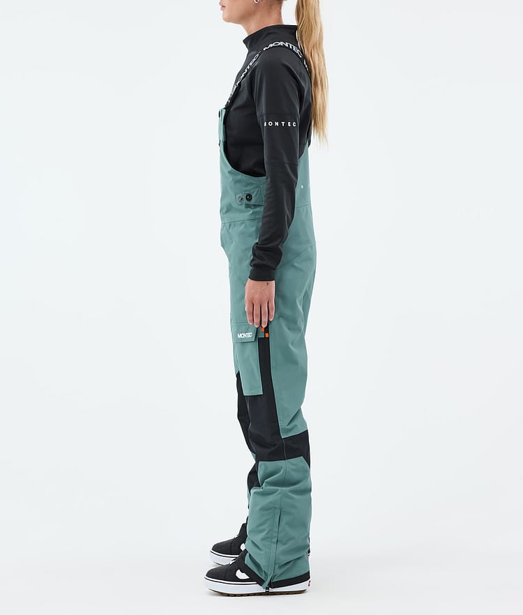 Montec Fawk W Snowboard Broek Dames Atlantic/Black, Afbeelding 3 van 7