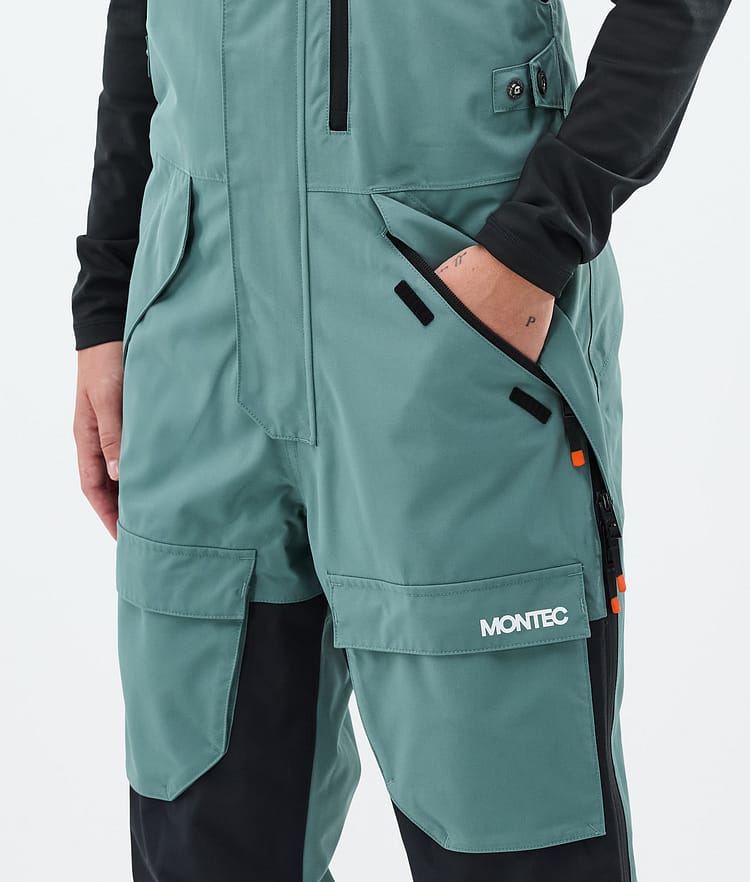 Montec Fawk W Snowboard Broek Dames Atlantic/Black, Afbeelding 5 van 7