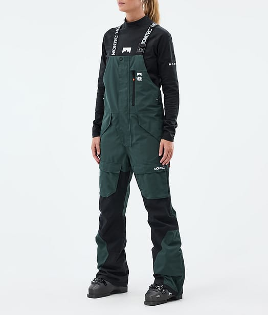 Montec Fawk W Skibroek Dames Dark Atlantic/Black