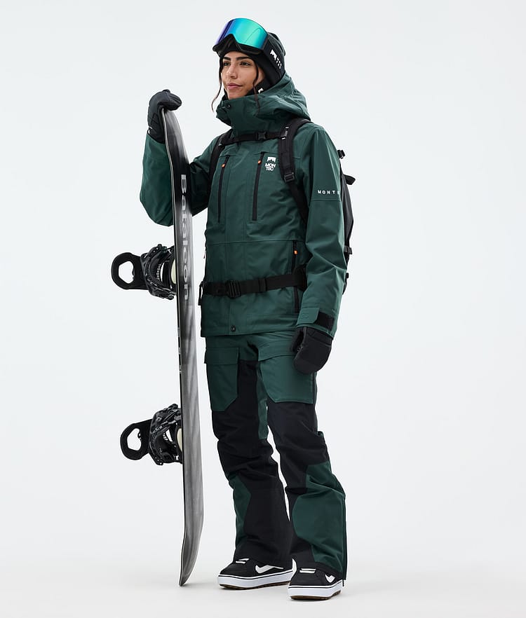 Montec Fawk W Pantalon de Snowboard Femme Dark Atlantic/Black, Image 3 sur 8