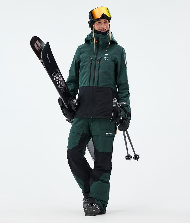 Montec Fawk W Skibroek Dames Dark Atlantic/Black, Afbeelding 2 van 7