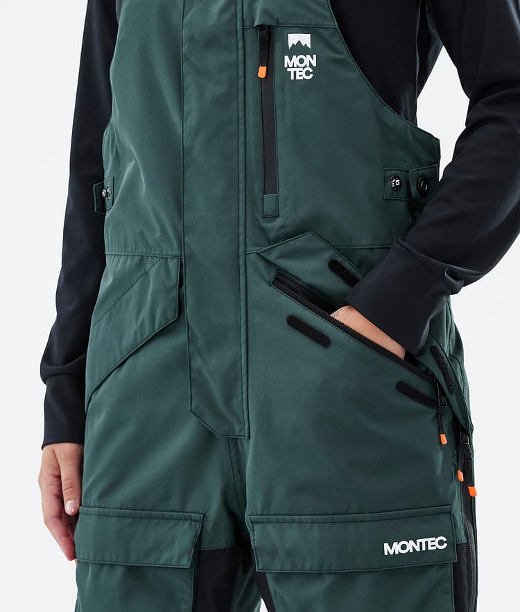 Montec Fawk W Spodnie Snowboardowe Kobiety Dark Atlantic/Black, Zdjęcie 5 z 7