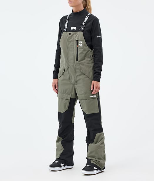 Montec Fawk W Snowboard Broek Dames Greenish/Black