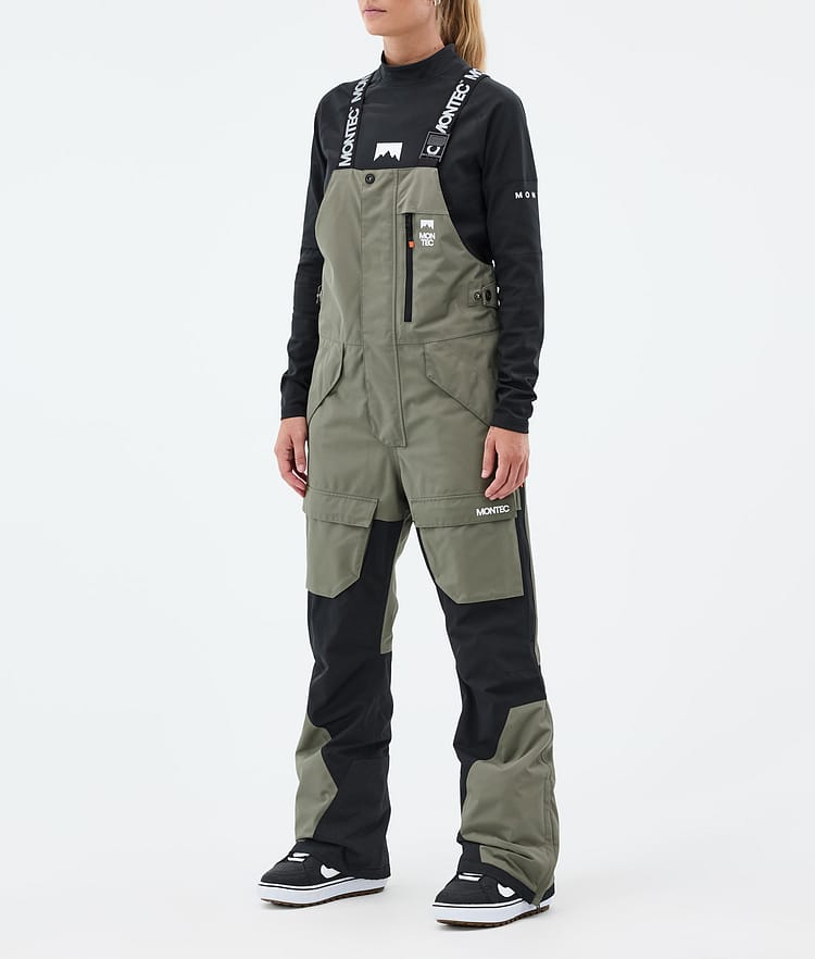 Montec Fawk W Snowboard Broek Dames Greenish/Black, Afbeelding 1 van 7