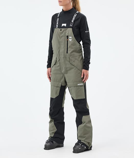 Montec Fawk W Skibroek Dames Greenish/Black