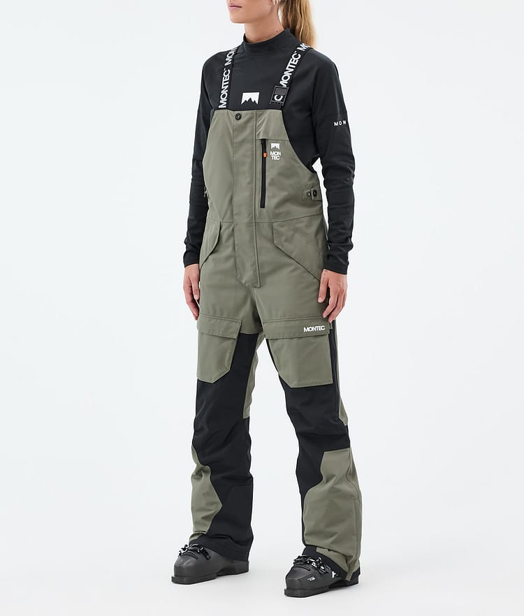 Montec Fawk W Skibroek Dames Greenish/Black, Afbeelding 1 van 7