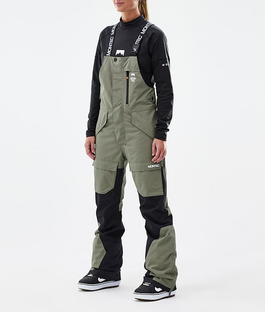 Montec Fawk W Snowboard Bukser Dame Greenish/Black